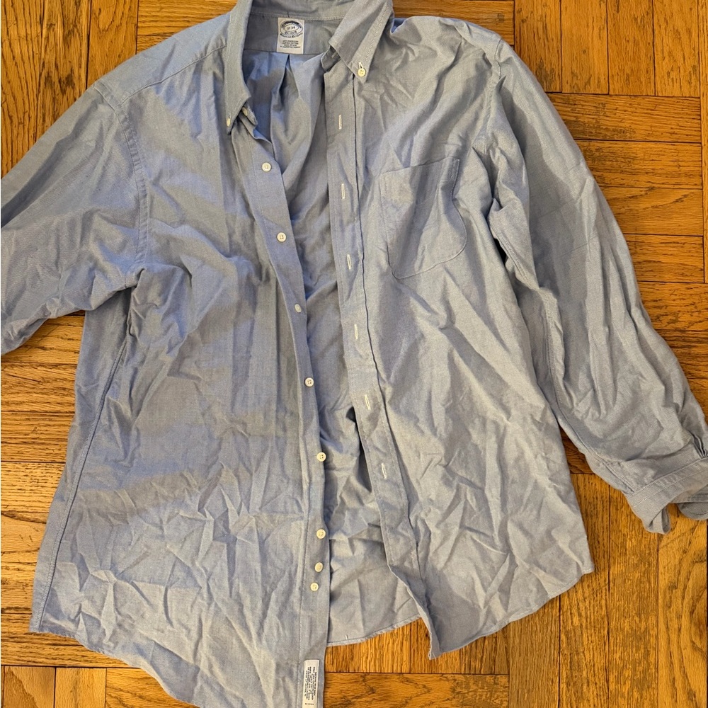 Brooks Brothers Light Blue Button-Down Oxford Shirt